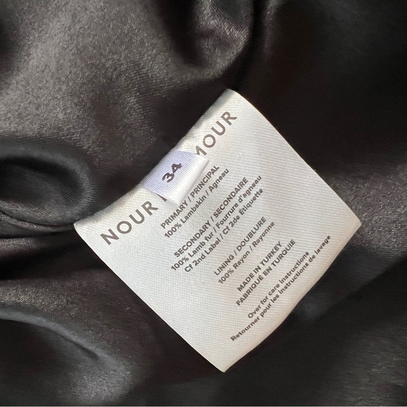 NOUR HAMMOUR Saturday leather jacket - Picture 8 of 10